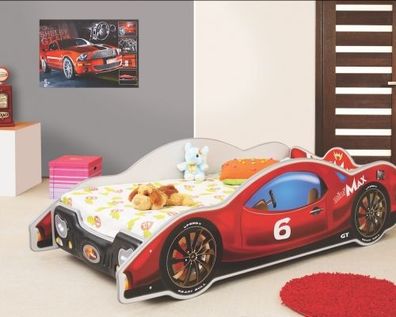 Kinderbett Rennwagen Minimax inkl. Matratze &amp; Rost