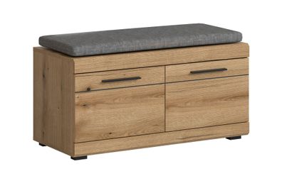 Sitzbank in Evoke Oak Nachbildung