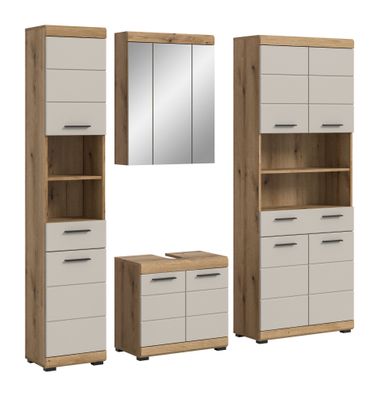 Badkombination in Evoak Oak Nachbildung