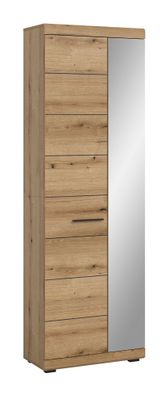 Garderobenschrank in Evoke Oak Nachbildung