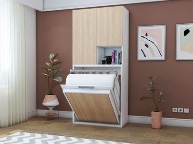 Multimo Wandklappbett Midi Capsule mit Esstisch 100x200