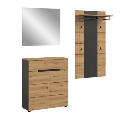 Garderobenkombination in Artisan Nachbildung