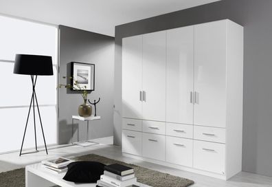 Rauch Drehtürschrank Celle 4-türig 8 Schubladen