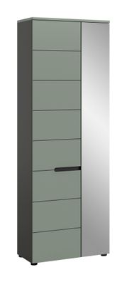Garderobenschrank in Smoke Green Nachbildung