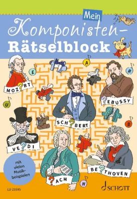Mein Komponisten-Rätselblock | Maren Blaschke (u. a.) | Taschenbuch | Deutsch