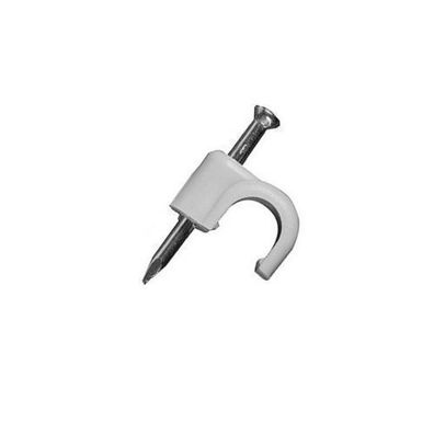 100 Stück Nagelschelle mit 25mm Nägel FLOP-10 Schelle 27.10 Kabel Ø10mm E-P