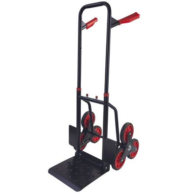 RAMROXX® 150 kg Treppen Sackkarre – Treppensteiger mit 305×285 mm Plattform
