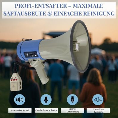 Notfall-Handlautsprecher 12V Megafon