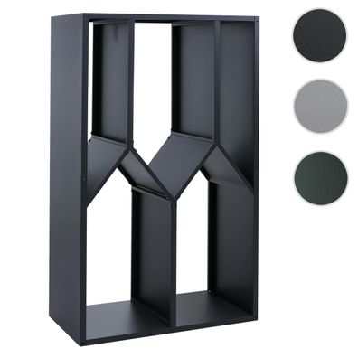 Brennholzlager HWC-P76, Feuerholzregal Holzlager Holzunterstand Metall 160x95x50cm