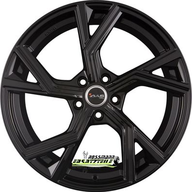4x Avus Racing AF20 black 9.5x21 ET20 - LK5/112 ML66.6 Felge Alu