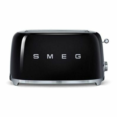 Toaster Smeg Retro Design Schwarz 4 Scheiben
