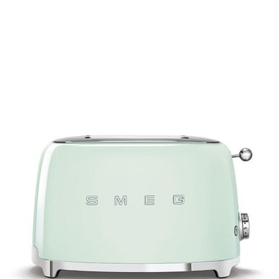 Toaster Smeg mit 2 extra breiten Schlitzen, Retro-Design, grén