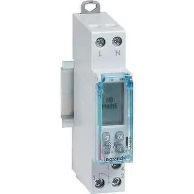 Zeitschaltuhr Legrand Standard wöchentlich programmierbar