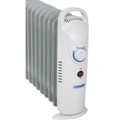 ßlradiator Mesko 1000W, 9 Elemente, Weiß