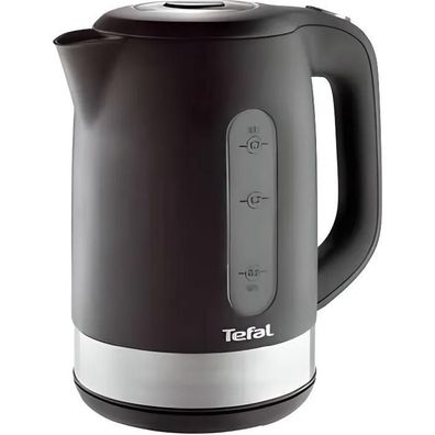 Elektrischer Wasserkocher Tefal 1,7L, 2400W, Schwarz Matt