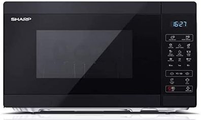 Mikrowelle Sharp YC-MG02EB 20L, 800W, Schwarz