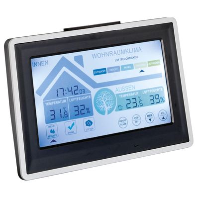 Wetterstation Mebus kabellos Innen- und Außenthermometer