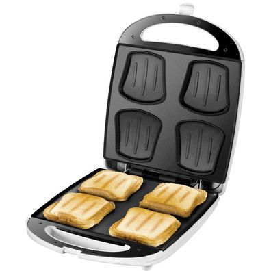 Sandwichgrill Unold Quadro Weiß und Silber
