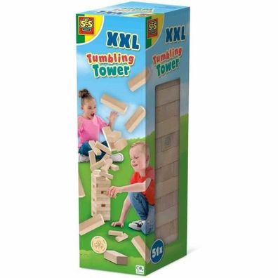 Geschicklichkeitsspiel SES Creative XXL Tumbling Tower