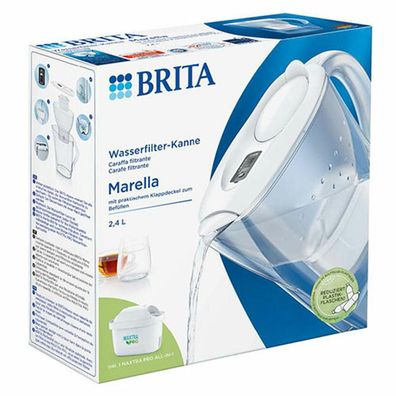Carafe filtrante Brita Marella transparent und weiß