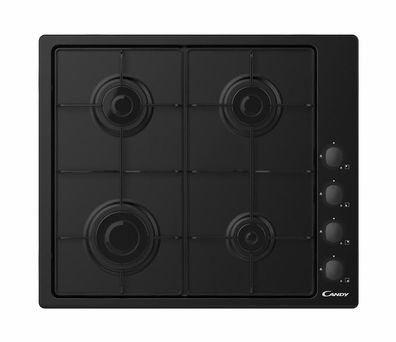Gas-Kochfeld Candy CHW6LBB mit 4 Brennern, schwarz