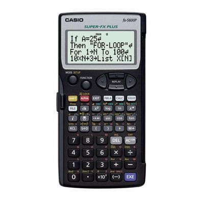 Wissenschaftlicher Taschenrechner Casio FX-5800P