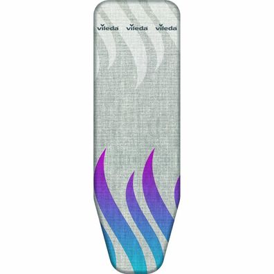 Bégelbrettbezug Vileda Total Reflect, reflektierend, grau