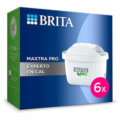 Filterkartusche Brita Maxtra Pro 6er Weiß Kalkschutz