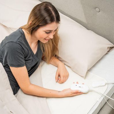 Heizdecke InnovaGoods Elektrisch Doppel 140x160 cm Weiß