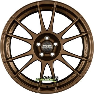4x OZ Ultraleggera matt bronze 8x18 ET48 - LK5/114.3 ML75 Felge Alu