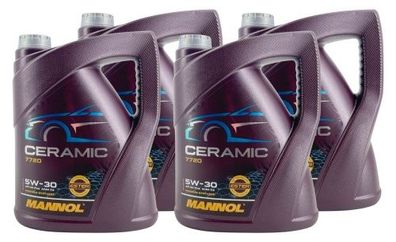 Mannol Ceramic 5W-30 4x5 Liter