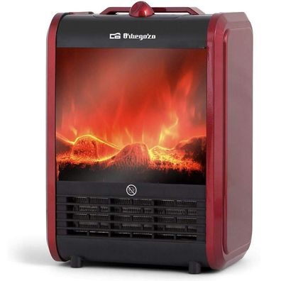 Elektrischer Wandkamin Orbegozo CM 9015 Rot 1500 W