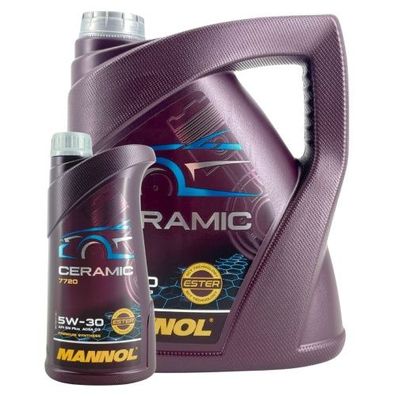 Mannol Ceramic 5W-30 4 + 1 Liter