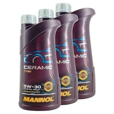 Mannol Ceramic 5W-30 3x1 Liter
