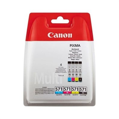Druckerpatronen Canon CLI-571 Multipack 4 Farben 7 ml