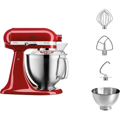 Kéchenmaschine KitchenAid 5KSM185PSEER Rot Empire