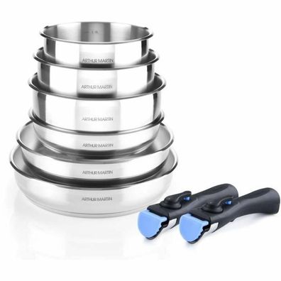Kochgeschirr Arthur Martin Edelstahl 8-teilig