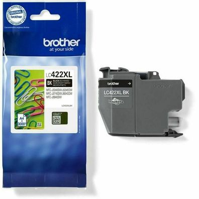 Original Brother LC422XL Schwarz Tintenpatrone hohe Ergiebigkeit