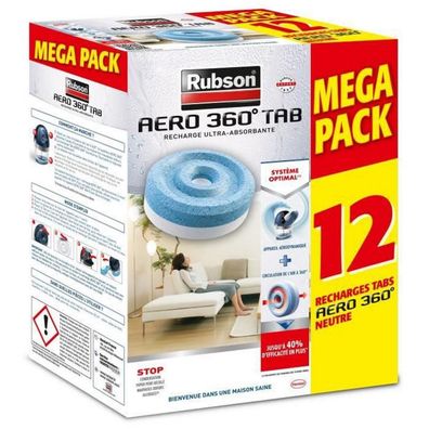Recharge Rubson Mega Pack 12 Aero 360 Neutre