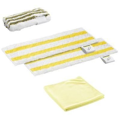 Reinigungsset Kärcher Mikrofaser Weiß Gelb