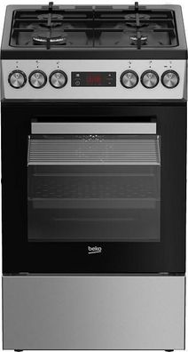 Gas- und Elektroherd Beko FSM52332DXDT mit 4 Brennern