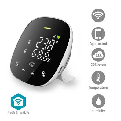 Luftqualitätsmonitor Nedis SmartLife mit CO2-Erkennung