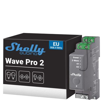 Relais intelligent Shelly Qubino Wave PRO 2