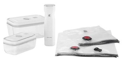 Vakuumbehälter Set Zwilling Rechteckig 0,75 l Weiß
