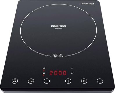 Induktionskochfeld Steba IK 65 Slim, 2000 W, schwarz
