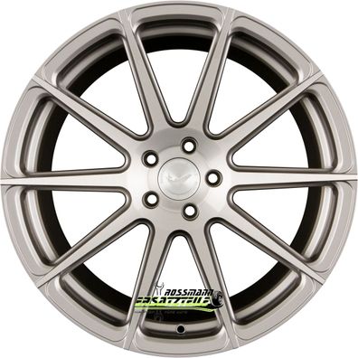 4x Barracuda Project 2.0 silver brushed 9.5x19 ET40 - LK5/120 ML72.6 Felgen