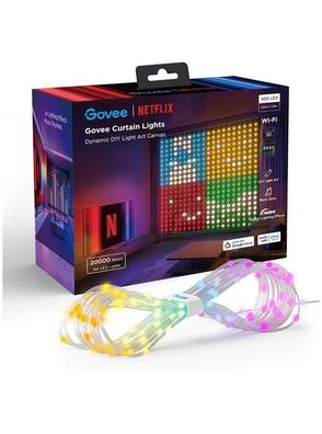 Vorhanglicht Govee H70BC mit Netflix Co-Branding, 400 LEDs, Weiß