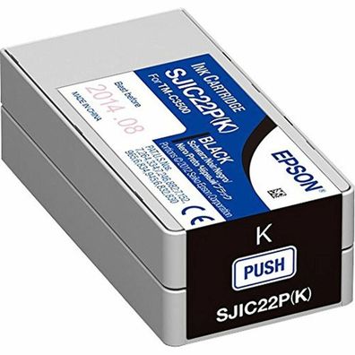 Druckerpatrone Epson Schwarz SJIC22P(K)
