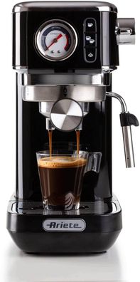 Kaffeemaschine Ariete 1381 mit 15 Bar Druck, schwarz