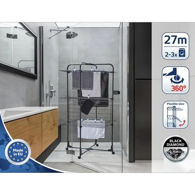 Wäschetrockner Leifheit Classic Tower 270 Schwarz